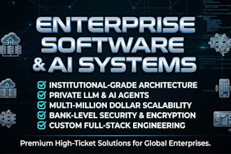 architect enterprise software full stack mobile ecosystem and ai automation