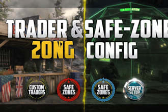 configure custom trader locations and safe zones in dayz server