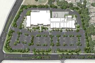 design shopping mall, business park, corporate campus map