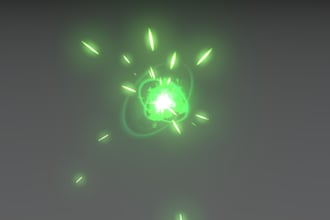 create vfx in godot with animations and custom shaders