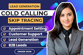 do b2b b2c cold calling, appointment setting, virtual assistant