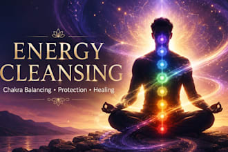 provide personalized distance energy cleansing