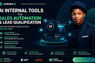 build ai internal tools for sales automation and lead qualification