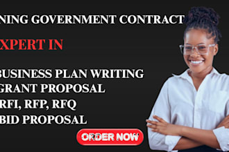 write government contract proposals, rfp and rfq responses