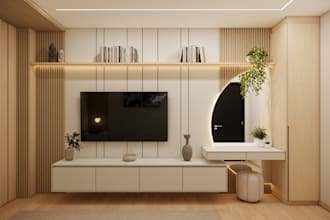 design custom interior spaces with realistic 3d renders