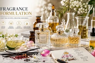 formulate custom fragrances, perfumes, and scent blends for your brand