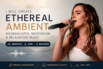 create ethereal ambient soundscapes, meditation and relaxation music