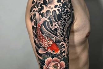 create unique tattoo, custom tattoo design, tattoo sleeve