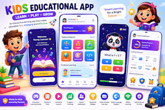 develop ai kids education training app, quiz app, ai language learning