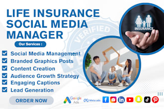 be your insurance social media manager for growth and lead generation