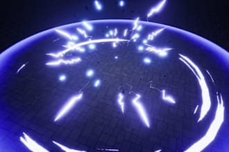 create high quality rpg skill, ability, and combat unity vfx