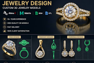 create professional jewelry models