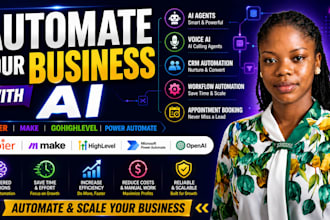 build ai automation, ai chatbot, voice ai agent in zapier, make com, gohighlevel