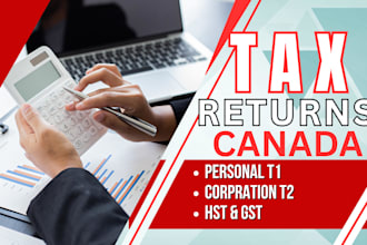 do canada tax return filing for personal t1 and corporate t2
