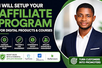 build digital products course marketing affiliate program affiliate setup
