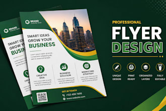 create modern flyer designs for your business and events