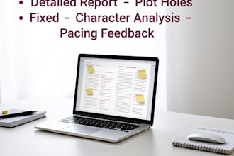be your beta reader and provide detailed manuscript feedback