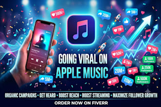 create a campaign for apple music, itunes music to go viral