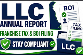 file llc annual report filing franchise tax boi report delaware filing