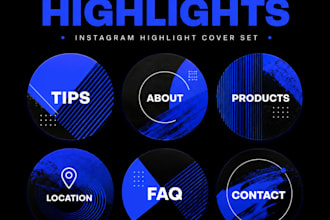 create professional instagram story highlight icons in 9 hours