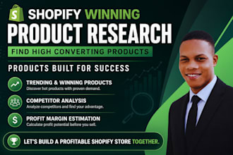 shopify winning product research for dropshipping