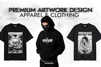 create custom tshirt and apparel artwork