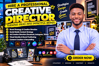 be creative director for brands, visual content strategy and social media design