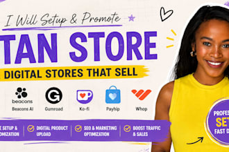 upload digital products to stan store, storefront, sales funnel, kofi and whop