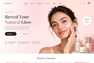 build squarespace skincare website esthetician website clean beauty brand site