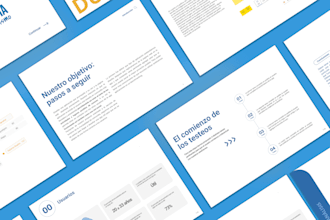 design a professional presentation or pitch deck