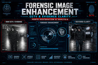do forensic cctv image and video enhancement restoration clarification