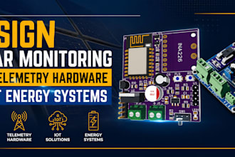 design solar monitoring pcb telemetry hardware and iot energy systems