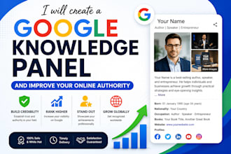 create a google knowledge panel and improve your online authorit