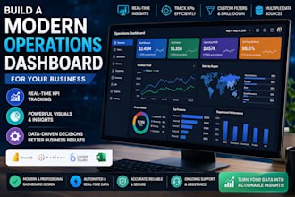 build modern operations dashboard for your business with real time insights