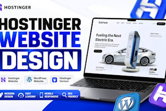 design, redesign hostinger website, wordpress website, hostinger horizon website