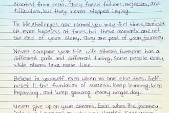 create aesthetic handwritten latters, notes in script style