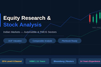 provide equity research and stock analysis for indian and global markets