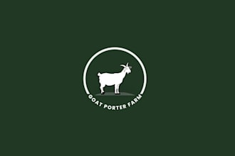 design a premium goat farm or livestock logo