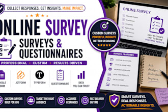 fill online survey on jotform, typeform or google form survey