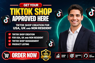 setup and manage USA tiktok shop for tiktok sellers