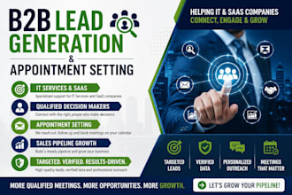 do b2b saas and IT appointment setting