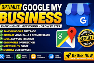 setup optimize google business profile boost traffic local SEO service map rank