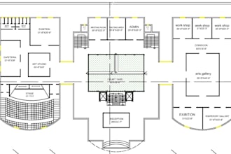 draft your 2d floor plan with detail quickly