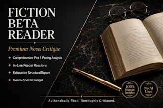 be your fiction beta reader and provide a detailed critique