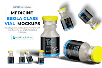 design pept labs, peptide packaging, vial label design and labeling identity