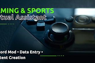 your gaming and sports virtual assistant or discord moderator