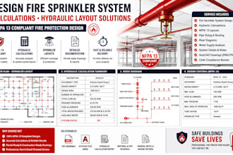 design fire sprinkler system calculations hydraulic layout solutions nfpa 13