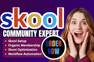 create skool community, skool membership workflow, skool optimization