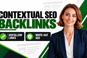 build white hat SEO contextual dofollow backlinks for google ranking