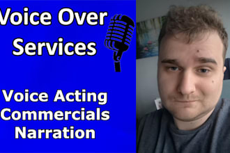 provide voice over services for your video or audio projects